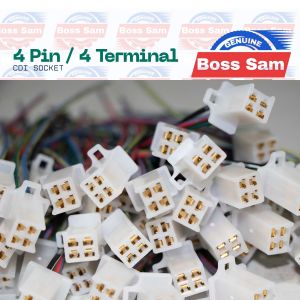 Motorcycle Parts Heavy Duty Wiring Harness and CDI Socket Female 4 Pin Terminal Wholesale