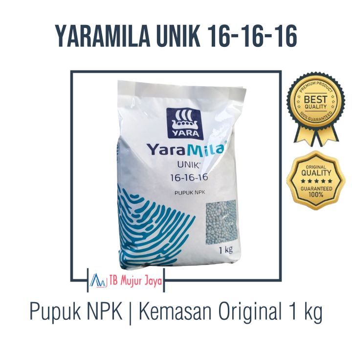 YARAMILA UNIK 16 16 16 Pupuk NPK Kemasan Original Pabrik 1 kg | Lazada ...