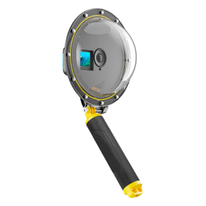 Deeply dive Housing Dome Port For Action5/4/3 Cameras Waterproof Case With Ergonomic Floating Handle Grip Accessories