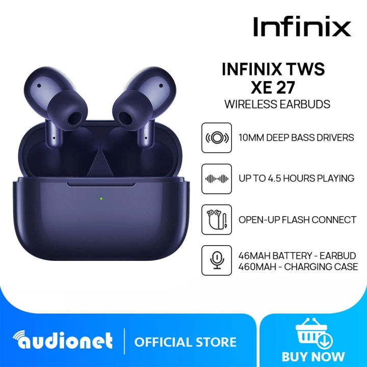 Infinix TWS XE 27 Wireless Earbuds Active Noise Cancellation