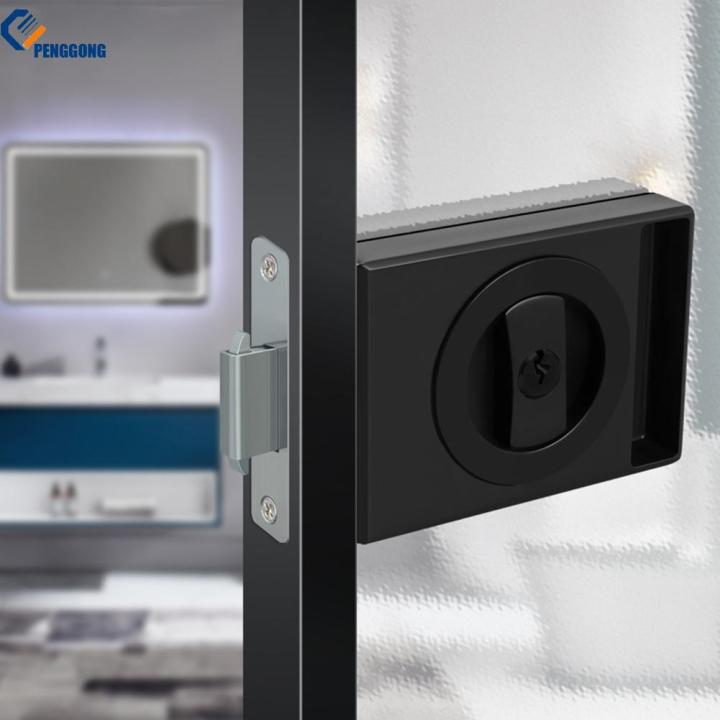 [PENGGONG] Key Operated Zinc Alloy Sliding Door Lock Perfect for Home ...