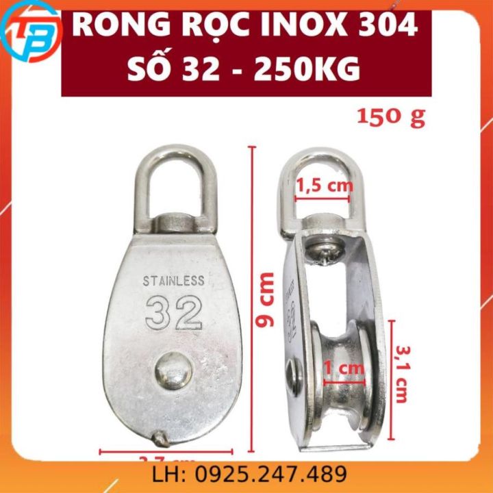 Ròng rọc INOX 304 số 32 Cáp Thép Thái Bình Vina | Lazada.vn