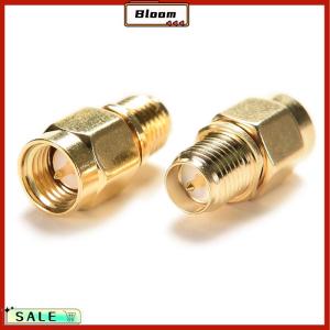 Follow Get New[Bloom Z] SMA male plug To RP-SMA female both male center Straight RF connector Adapter