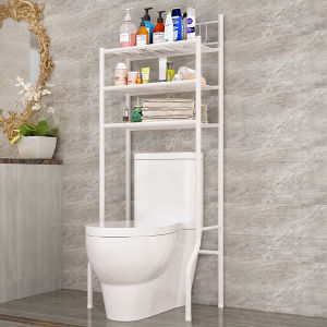 Multifunctional Toilet Rack: Corner Shelf Organizer & Multi-Level Bathroom Storage