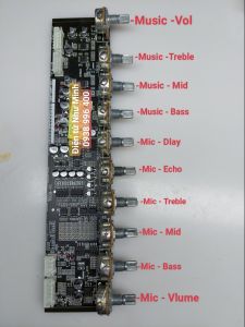 Bo Echo 10 nút CAO CẤP CÓ CHỐNG HÚ chuyên dòng loa kéo - Bo âm sắc 10 nút chống hú