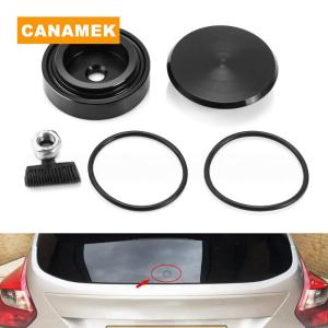 【CANAMEK】 1 Set Universal Waterproof Car Accessories Aluminum Alloy Car Rear Wiper Delete Kit Plug Cap Rear Window Wiper Arm Cover