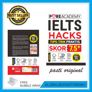 Buku IELTS Pare Academy IELTS Hacks Tips-Trik Praktis Skor 75+