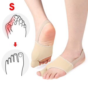 MIYIO 2Pcs Tailors Bunion Corrector Bunionette Sleeves with Non-Slip Strap Toe Protectors for Hallux Valgus Overlapping Toe