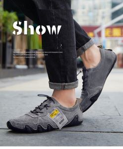 Sepatu Pria Loafer Pantofel Pria Tali Sepatu Sneaker Kulit Sapi Kasual IMPORT Cowok 052