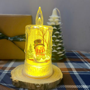 Nến giáng sinh nến led chạy pin trang trí noel decor nhà cửa quán cafe làm quà tặng ý nghĩa kèm sẵn pin