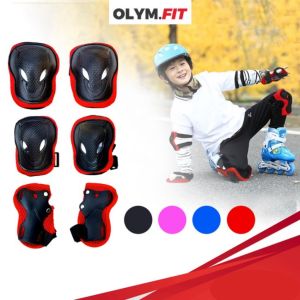 Bộ bảo hộ chân tay cho bé khi đi xe đạp trượt patin dày dặn an toàn