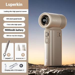 Original JISULIFE Handheld Fan Ultra 2 Powerful Turbo Jet Fan 100 Speeds 9000mAh Rechargeable Battery LED Display Outdoor Camping