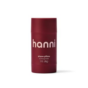 HANNI Shave Pillow No-Rinse Shave Gel Stick Waterless Dry Shave 3 oz No-rinse gel stick for a dry shave less razor burn vegan & cruelty-free