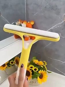 3in1 Scraper Window Cleaning Wiper with Nozzle Glass Brush / 3-in-1 Silicone Squeegee Cleaning Tools
