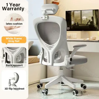 Ergonomics Chair Adjustable Office Chair Computer New Style Mesh Office Chair Ergonomic Gaming Chair Armrest with Height Adjustable Headrest