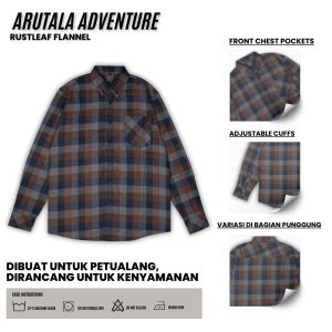 Arutala Adventure - Rustleaf Longsleeve Flannel Kemeja Lengan Panjang