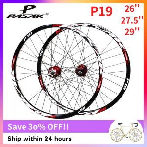 Pasak Mtb Wheelset 26" 27.5inch 29Er Bike Rear Wheel 32 Hole Disc Brake QR 9*135mm 4 Sealed Bearing Mountain Bicycle Back Wheels