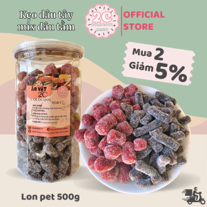 Kẹo Dâu Tây Mix Dâu Tằm 500g 2c Mart