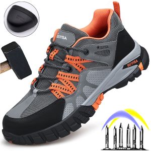 Work Safety Shoes Men Puncture-Proof Work Sneakers Indestructible Shoes Footwear Mens Steel Toe Shoes Boots 2022