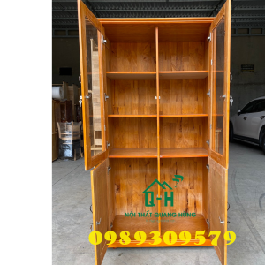 TỦ HỒ SƠ KÍNH GỖ SỒI CAO CẤP - TỦ ĐỰNG TÀI LIỆU VĂN PHÒNG