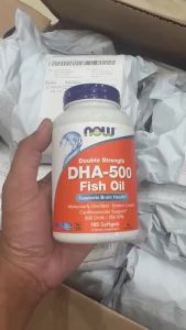 NOW Foods DHA-500 Fish Oil 180 Viên  500mg DHA + 250mg EPA  Hỗ Trợ Não Bộ Tim Mạch Mắt  Nhập Khẩu Mỹ (180 Viên) - ✔️ Hỗ trợ sức khỏe não bộ và chức năng nhận thức    ✔️ Hỗ trợ thị lực khỏe mạnh    ✔️ Hỗ trợ sức khỏe tim mạch    ✔️ Dầu cá được chưng c