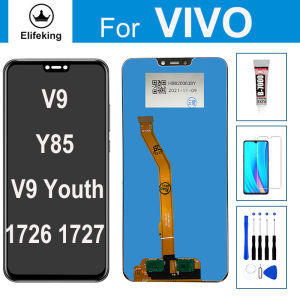 LCD cho Vivo V9/ V9 Thanh Niên/y85 1727 1726 1723 hiển thị bộ linh kiện số của màn hình cảm ứng thay thế bằng công cụ miễn phí + Kính cường lực