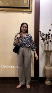 FELINA KULOT KANCING HIGH WAIST FIT TO XL max bb 70kg