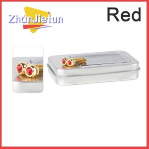 zhanjietun 1PCS Acoustic Guitar String Bridge Pins Colorful Copper Brass Endpin Replacement