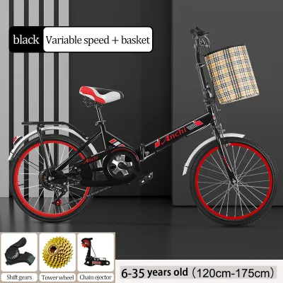 AENXRD 20Inch Folding Bike Cycling Mountain Bike Off-road City Adult Bicycle Sport Folding Bicycle Foldable