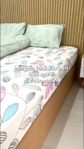 Kintakun Lite Sprei 160x200 180x200 Queen King 160 180 Motif Bunga Motif Cewek Hadiah Ulang Tahun Kado Pernikahan Perkawinan Wedding Gift Parcel Ramadan Natal Tahun Baru Valentine Hari Ibu