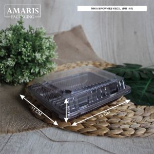 Mika Brownies Kecil Isi 25 Pcs MB-01 Amaris Packaging