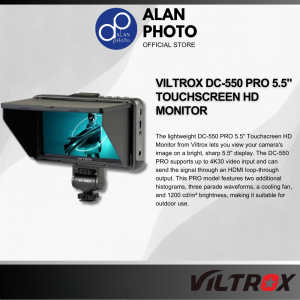 Viltrox DC-550 PRO 5.5" Touchscreen HD Monitor