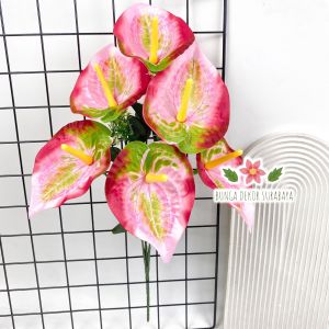 Anturium Atrificial / Bunga Artificial / Bunga Plastik / Bunga Dekorasi / Pernikahan