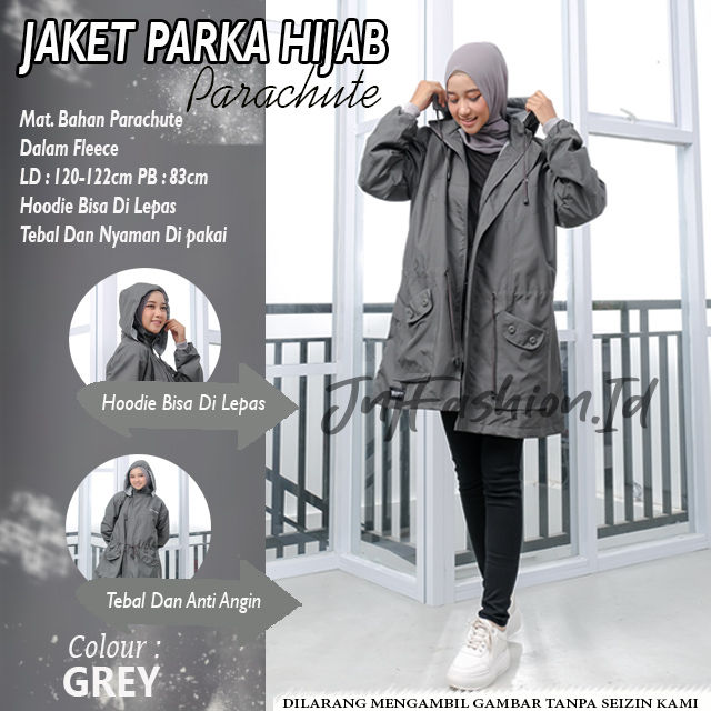 Jacket Wanita Hijab Parka Parachute XXL Premium Quality Lazada