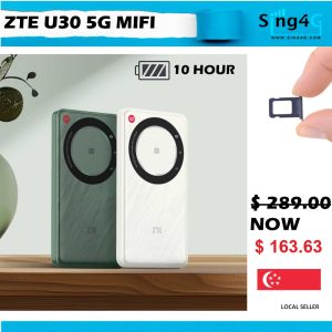 ZTE U30 Air 5G Portable Mifi Pocket Wifi Smart Dual Network NFC One Touch Connect 4500mAh 10 hr battery Support oversea