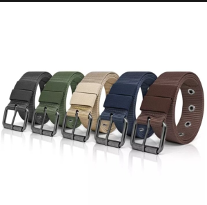 Gesper Tali Ikat Pinggang nylon Pria sabuk Terbaik Distro Ori Impor Import Sabuk Celana Peria Laki Laki Cowo Cowok Dewasa Panjang Tali Pingang Keren Gaul Kekinan Formal Casual Kerja Kantor Sekolah Men Fashion Belt kanvas nylon Terbaru