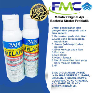 Melafix Original 100 ml dan 30 ml Obat Ikan Cupang USA Obat Ikan Hias Antibiotik Super Ampuh Mengatasi Penyakit Jamur Luka Parasit Whitespot Sisik Terluka
