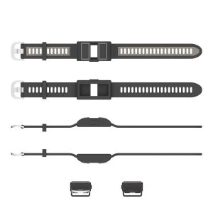 MINIFELE 262 Adjustable Silicone Strap Fully Enclosed Soft Sport Wristband High Quality Waterproof Fitness Tracker Strap for Hume Band for Men Women
