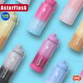 AguaFlask Thermos 1000ML 32oz Wide Mouth with Cap Lid Vacuum Insulated Tumbler Drinking Water Bottle Tumbler Hot and Cold. 