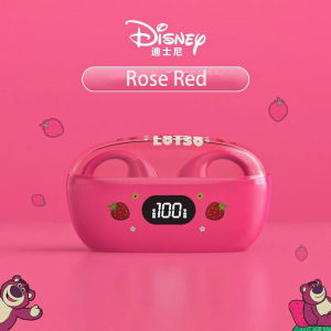 Disney   True Wireless Bluetooth Headset Translucent Design Intelligent Noise Reduction High Definition Display Compact And Portable Long Battery Life Disney Joint Cute Bluetooth Headset