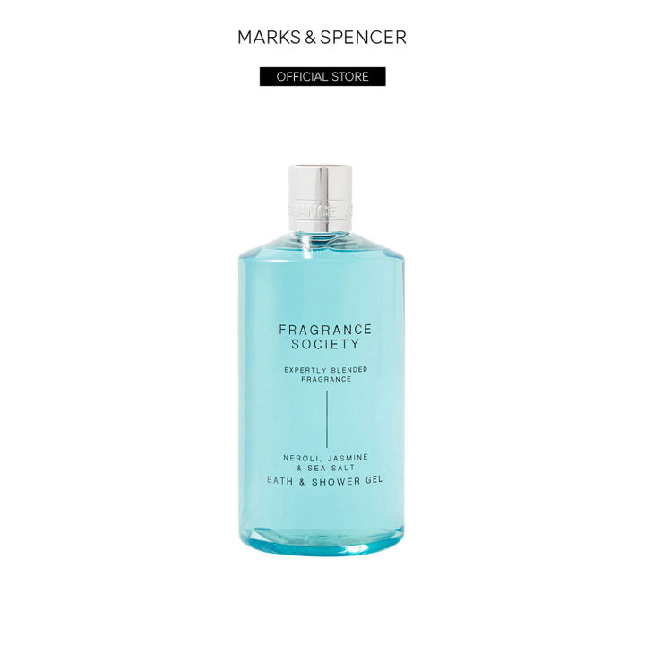 M&S Neroli, Jasmine Sea Salt Shower Gel 500ml-T22/2410F