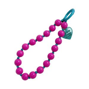 Cute Love Heart Beadeds Colorful Sweet Phone Bracelets for Phone Women Accessories Anti-Lost Chain Lanyard Hanging Cord