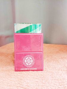 driver plastic cover/PVC /documents holder/hard case