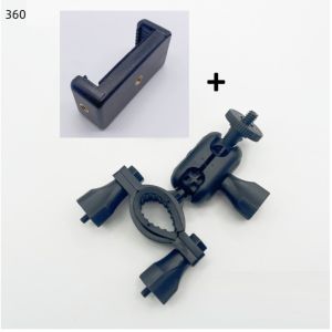 Kẹp gắn camera hành trình và điện thoại cho xe đạp và xe máy xoay 360 độ