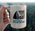 Funny Ship Boat Nautical Compass Mug Cup,I'm Sorry For What I Said While Docking The Boat Ceramic Mug-11oz Coffee Milk Tea Mug Cup,Pontoon Boat Owner Professional Sailor Fisherman Angler Gifts. 