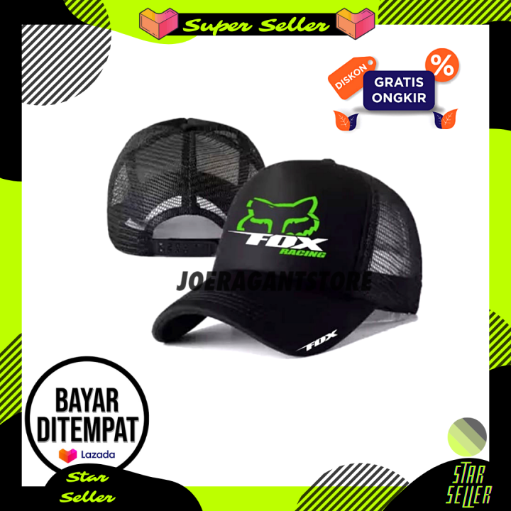 Topi Fox Racing Topi Trucker Jaring FOX Racing TIC | Lazada Indonesia
