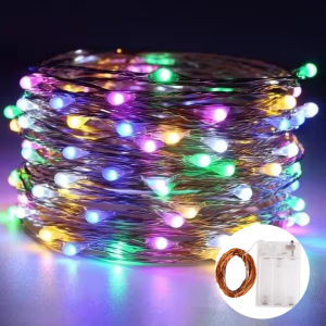 Anglebabylife 50/2M LED String Light USB/Battery Operated Copper Wire Garland Fairy Lighting Strings Christmas Wedding Party Decoration Lamps