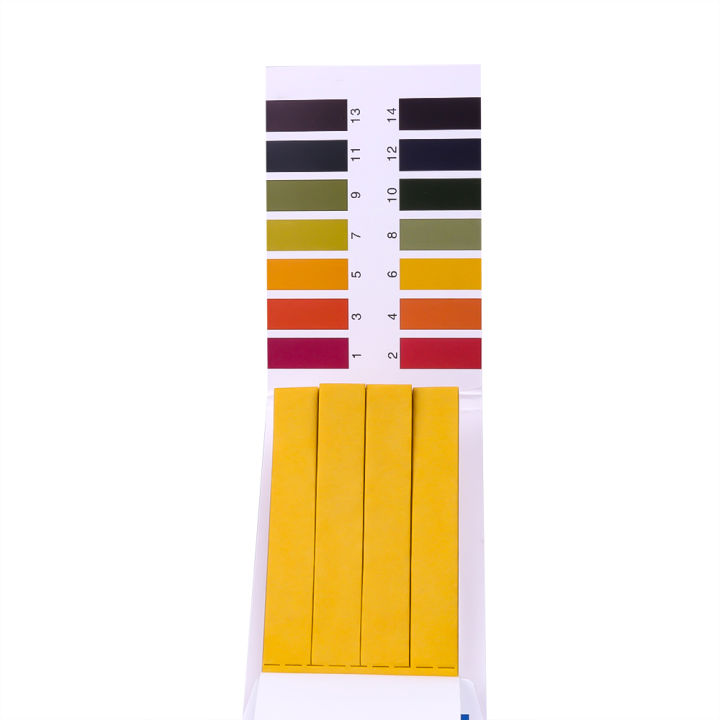 (4 Packs)PH Test Paper Full Range 114 80 Strips Indicator Paper Test For Garden Soil PH Test