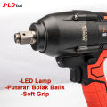 JLD Cordless impact wrench J88S impact jld 650nm terbaru impact baterai bor 88VF Bor bolak balik bor impact buka baut motor/CVT dan membuka baut ban mobil,bisa COD. 