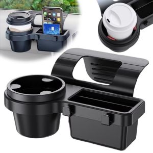 YUBAGUANB Space-Saving Car Organizer Box Anti-slip Waterproof Car Door Cup Holder Portable Easy Installation Vehicle Door Storage Box Car Interior Accessories